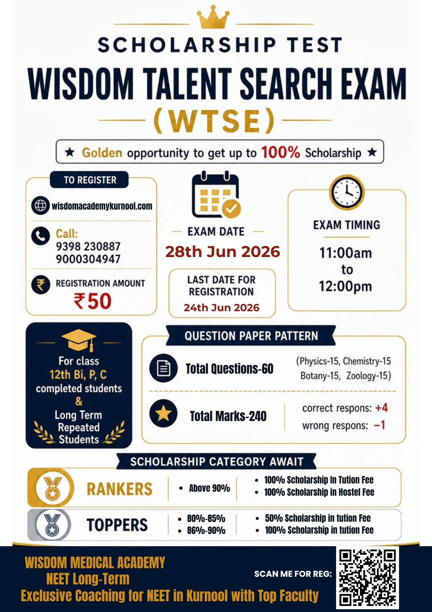 Wisdom Talent Search Exam